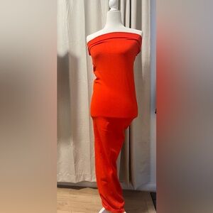 NWT Be Iconic Vibrant tube top Red Knit Dress